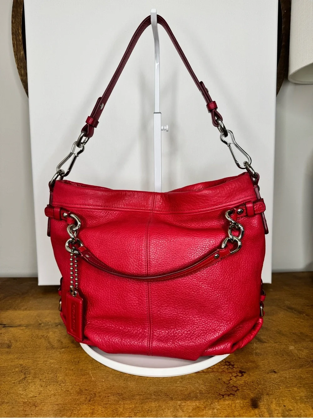 Coach Brooke Pebbled Leather Hobo Bag